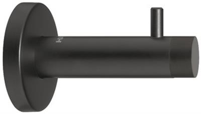 Stoper duvara, vidalı mat siyah 82mm