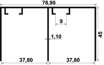 Multisoft 60 Üst ray alü. ham 2,7m