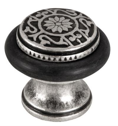 Stoper zemine, vidalı 31x40mm ant.gümüş