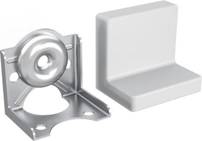 WCH06 L askı elemanı, 1,2mm, beyaz