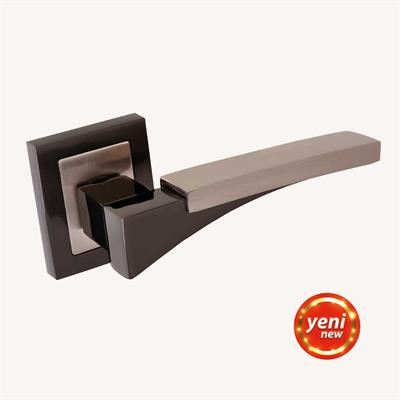 Sofuoğlu Mercan Lüks Rozetli Oda Kapı Kolu (Mat Antrasit)