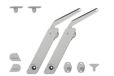 F.FLAP H 1.5 Çift makas seti D gri/nikel