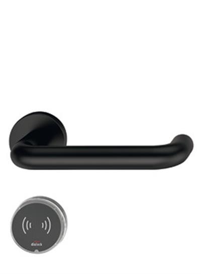 DT710c U, dış modül kolu, p.çelik siyah