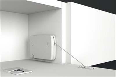 PCS 120 Düşer kapak makası, mod B, beyaz