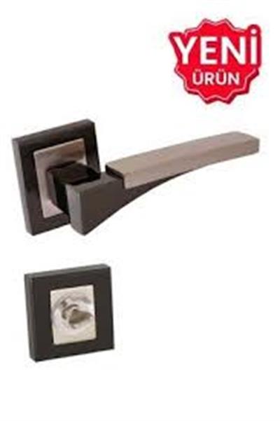 Sofuoğlu Mercan Lüks Rozetli WC Kapı Kolu (Mat Antrasit)