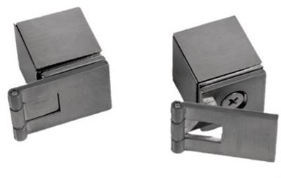 Cam kapak menteşesi nikel cam/cam 180º