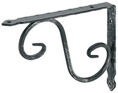 Dekoratif raf tutucu çelik siyah 135x190