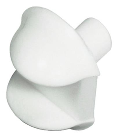 Cam raf pimi plastik beyaz 5/4mm