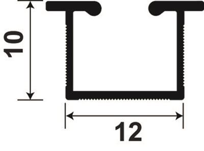 Anta tekli ray, 2,5m, al.eloksal