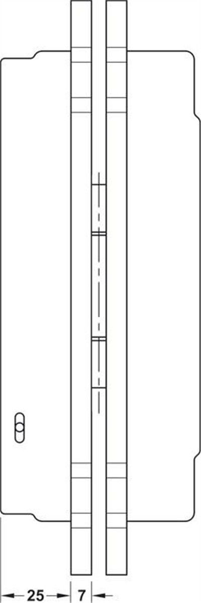 CDH 120 Gizli menteşe mat nikel 140kg