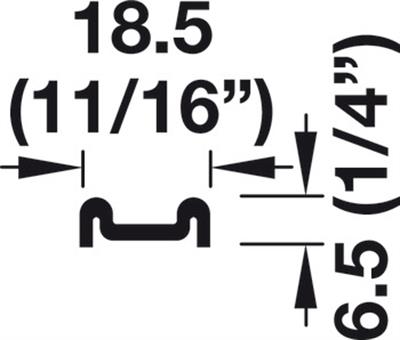 Slido F-Line14 25A İkili alt ray 5m