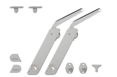 F.FLAP H 1.5 Çift makas seti B gri/nikel