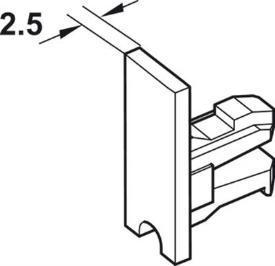 Slido F-Line14 25A Kapama parçası,geçme