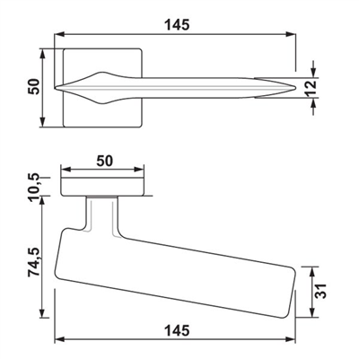 ENJOY Kol seti (oda) mat siyah