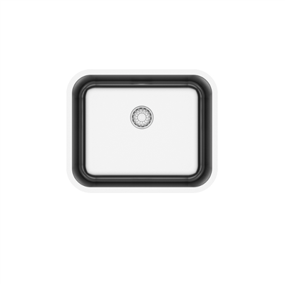 ENNA04 Eviye, tezg.altı,545x445mm,parlak