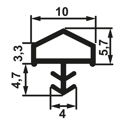 F05 yangın fitil,o.bas.çatı,beyaz,10mm