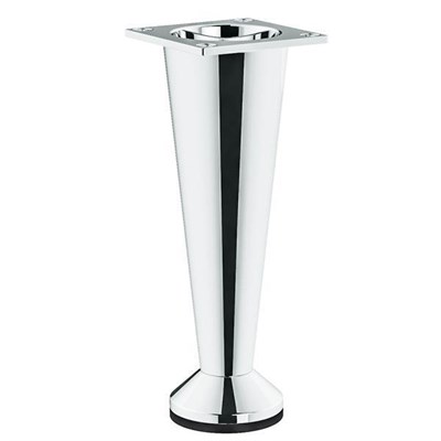 HELEN Mobilya ayağı konik mat krom 80mm