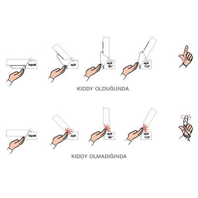 KIDDY 180 Parmak koruma sistemi 2000mm