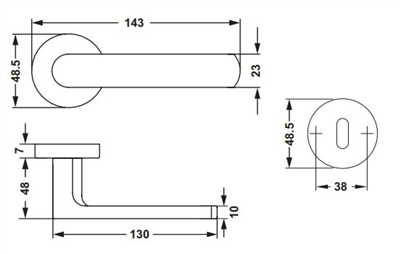 MERIT II Kol seti (wc) bronz