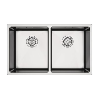 NOVARA07 Eviye,740x440mm,pas.çel.fırçalı