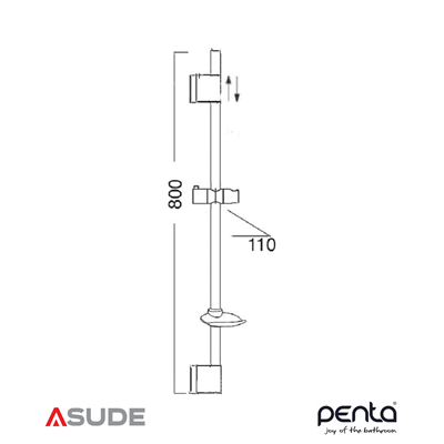 Penta 0588 Sürgülü Duş Takımı
