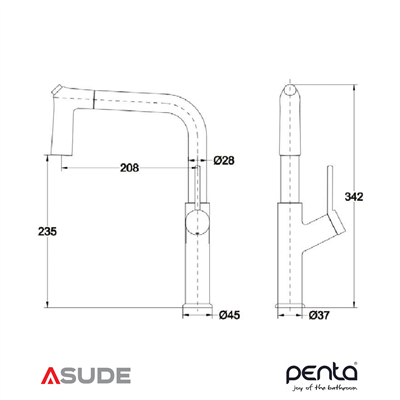 Penta 1319B Black Spiralli Evye Bataryası