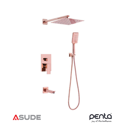 Penta 4419 Ankastre Banyo & Duş Sistemi (Rose) (Square)