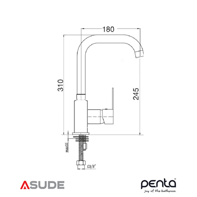 Penta P915B (Black) Agena Evye Bataryası (L)