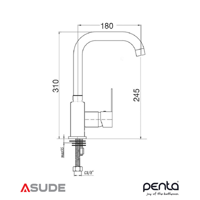 Penta P915G (Gold) Agena Evye Bataryası (L)