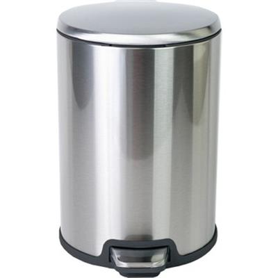 Primanova Cigo Pedallı Çöp Kovası 12 Lt Mat Metal