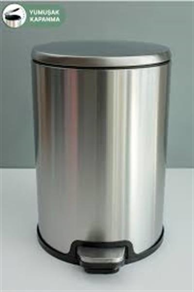 Primanova Cigo Pedallı Çöp Kovası 12 Lt Mat Metal