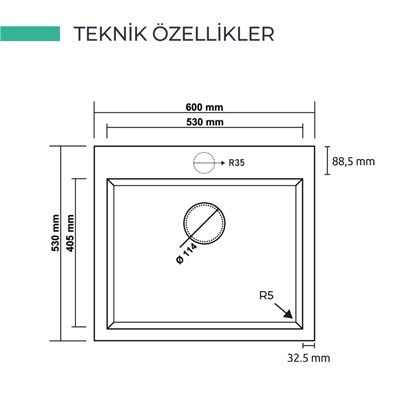 Realstone K002 Dıdyma G.Eviye Antrasit