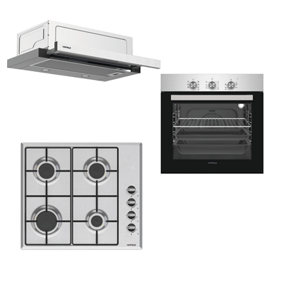 Hafele Üçlü Ankastre Set Inox  Set 1 Fırın