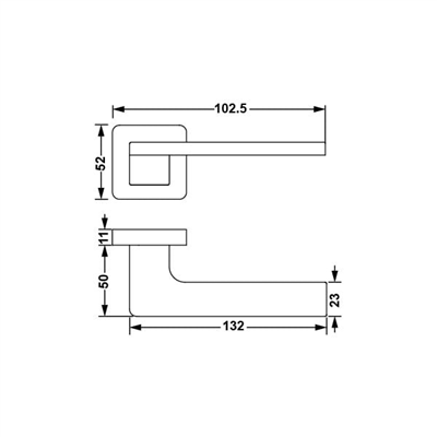 TORRES Kol seti (WC) parlak krom