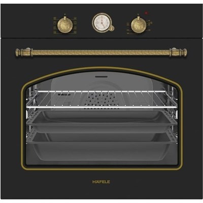 Hafele Vintage Fırın 8F 60 cm Antrasit/Bronz