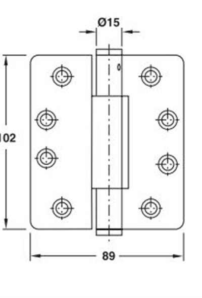 Yaprak ment.p.çel.316 mat 102x89x3mm