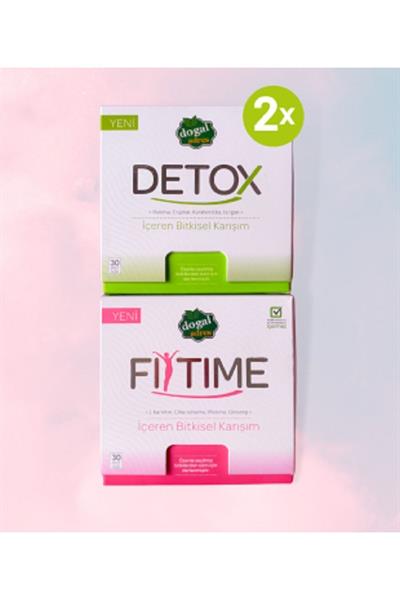 Detox & Fit Time Diyete Destek 2 Aylık Set