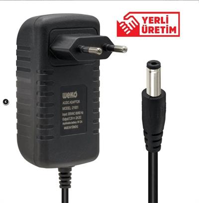 7.2V 2A LiFePO4 Şarj Cihazı – 2S Batarya için, Priz Tipi 5.5×2.5mm Uç