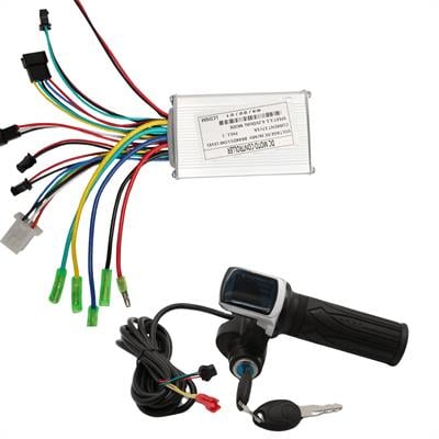 Evrensel Elektrikli Bisiklet Ekran + Beyin Seti | Kablo Kesmeden Tak Çalıştır | Yuem Performans