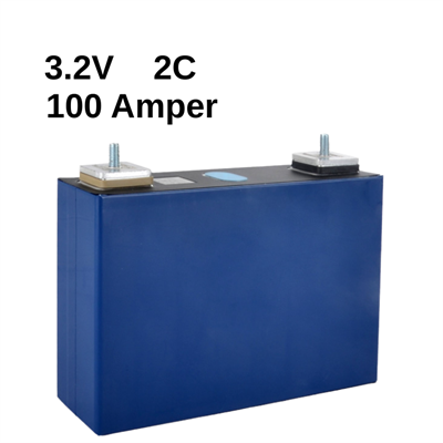 Pomega PLFP-100 – 3.2V 100Ah LiFePO4 Prizmatik Pil (Vidalı – A Sınıfı)