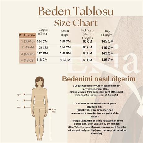 Kadın Nakışlı Büyük Beden Tesettür Elbise