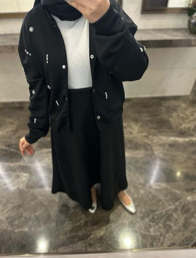 Glamour Scuba Takım Siyah