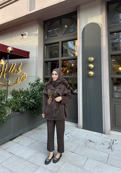 LUSİE SCUBA TAKIM KAHVE