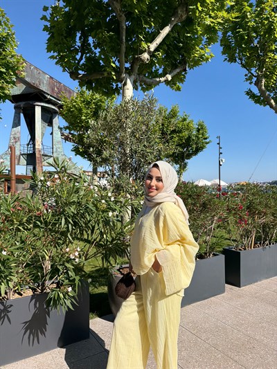 MARİS PANTOLONLU TAKIM- SARI