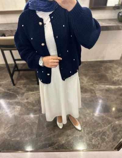 Pearl Elegance Hırka Lacivert