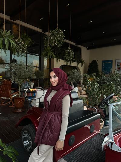 ŞİŞME YELEK BORDO