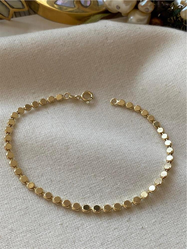 VİP SERİ EZME MODEL 14K GOLD BİLEKLİK
