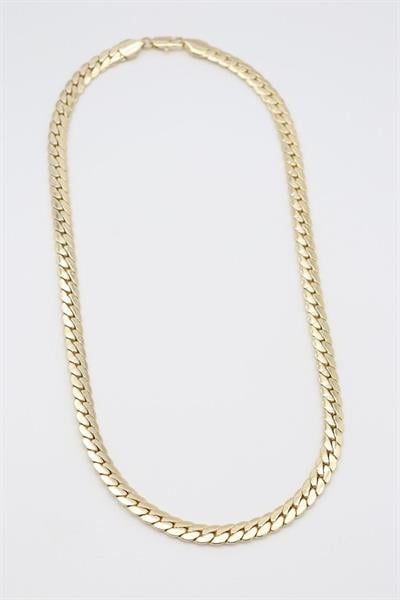 VİP SERİ KALIN İTALYAN GURMET MODEL GOLD ZİNCİR 50 CM