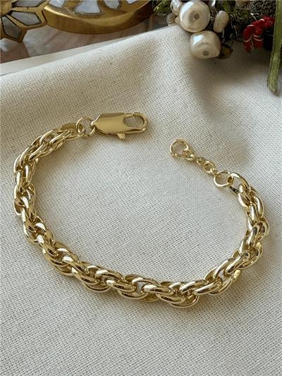 VİP SERİ KALIN SARMAL MODEL GOLD BİLEKLİK