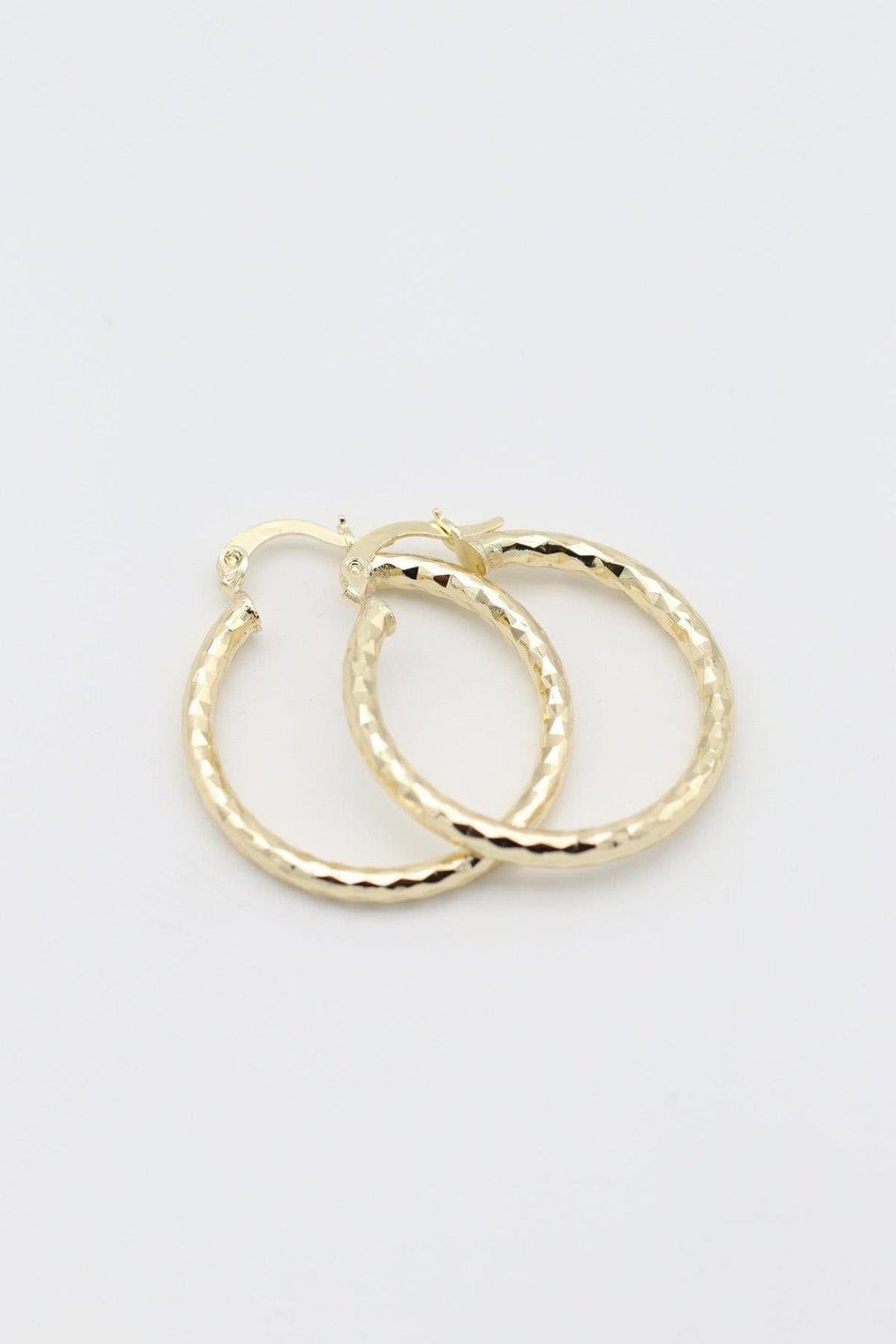 VİP SERİ GEOMETRİK DESEN 4 GOLD KÜPE
